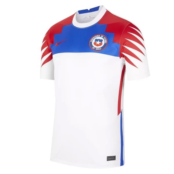 Tailandia Camiseta Chile Replica Primera Ropa 2021 Blanco